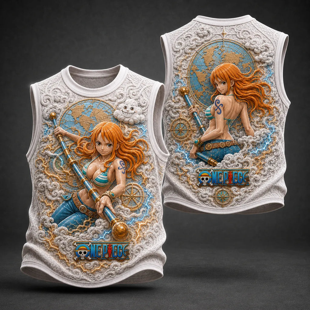 Pirate Crew Graphic Crew-Neck Tank Top