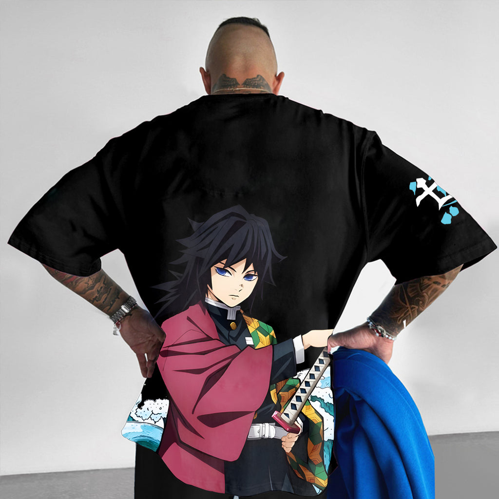Unisex  " Demon slayer " Anime Inspired Vintage T-Shirt| KNY