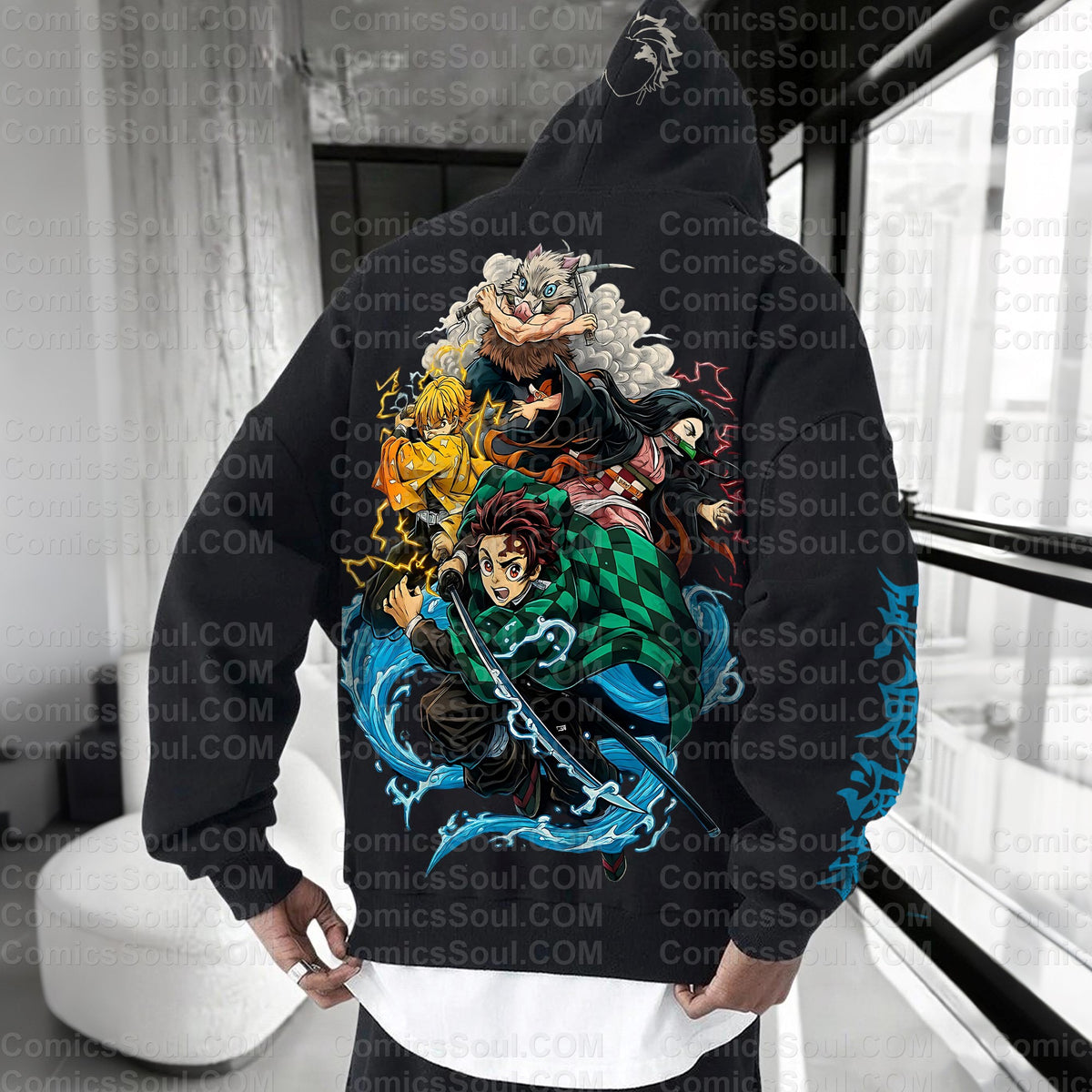 Unisex Anime Graphic Streetwear Vintage Hoodie| KNY
