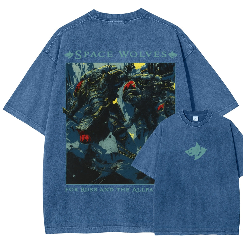 Unisex Fit Washed T-Shirt 丨WH40K