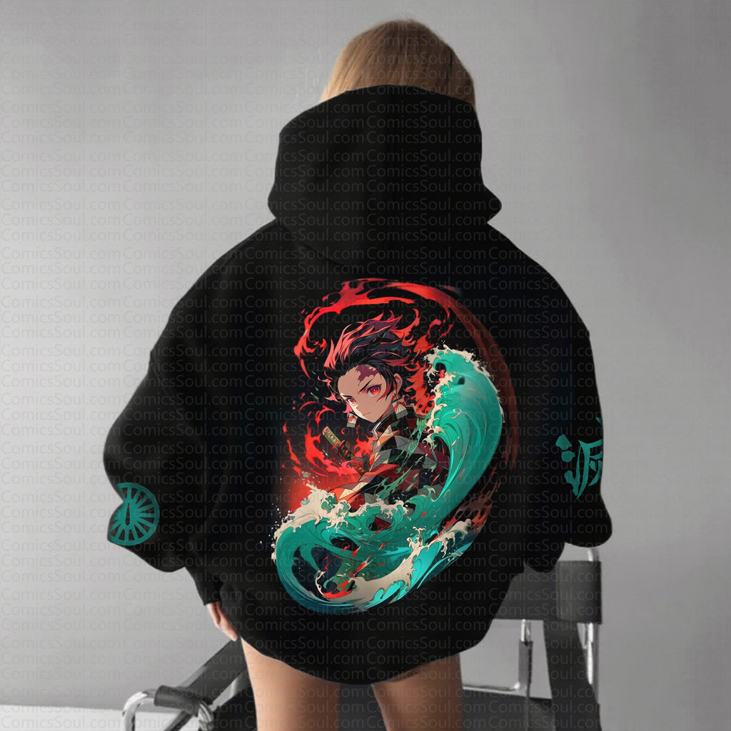 " Comicssoul " Anime Inspired Vintage Hoodie