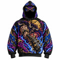 Halloween Anime-Print Hoodie