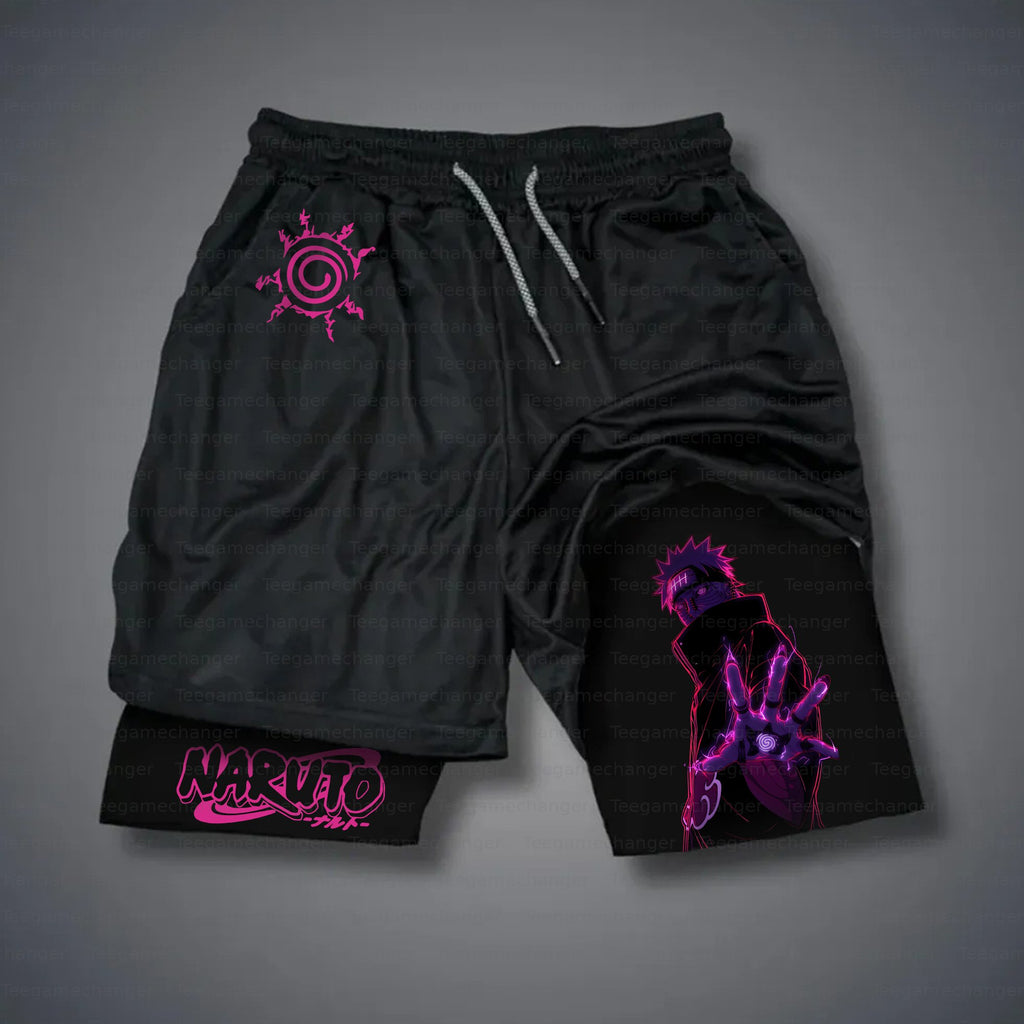 Unisex Naruto Anime Graphic Streetwear Shorts