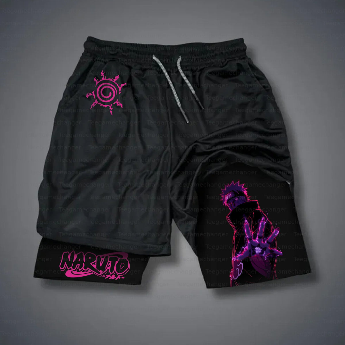 Unisex Naruto Anime Graphic Streetwear Shorts