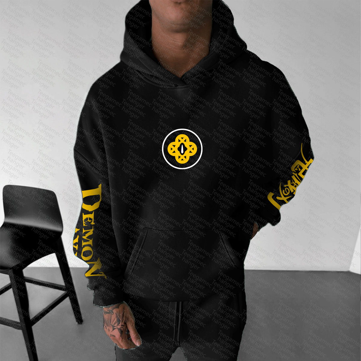 Unisex Anime Graphic Streetwear Vintage Hoodie