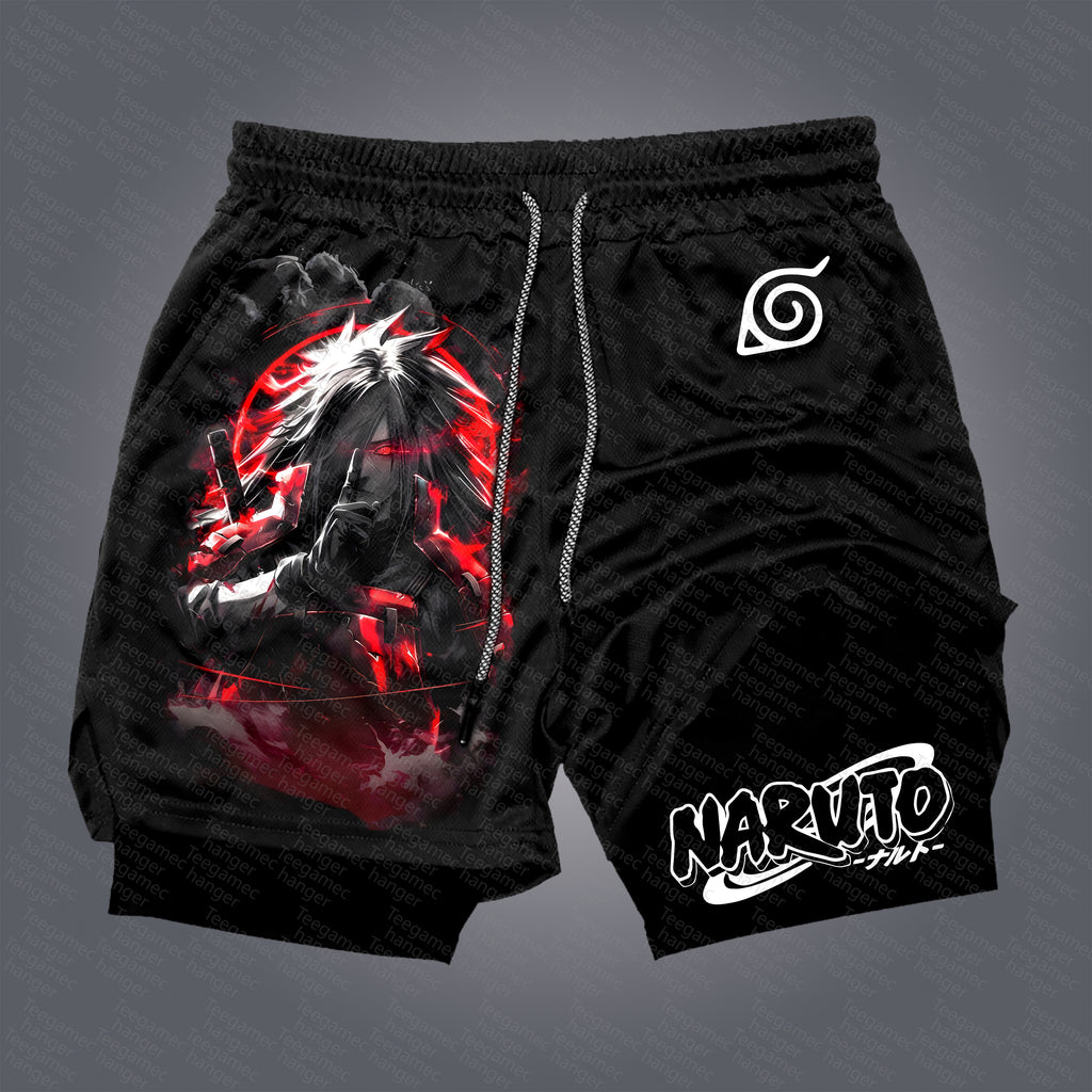 Unisex Naruto Anime Graphic Streetwear Shorts