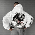 Unisex Anime Graphic Streetwear Vintage Plush Hoodie