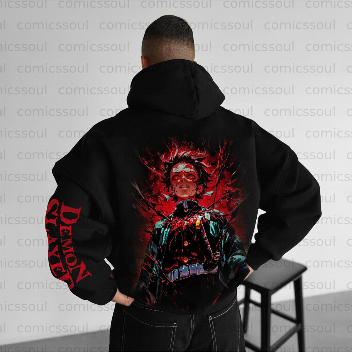 Unisex Anime Graphic Streetwear Vintage Hoodie