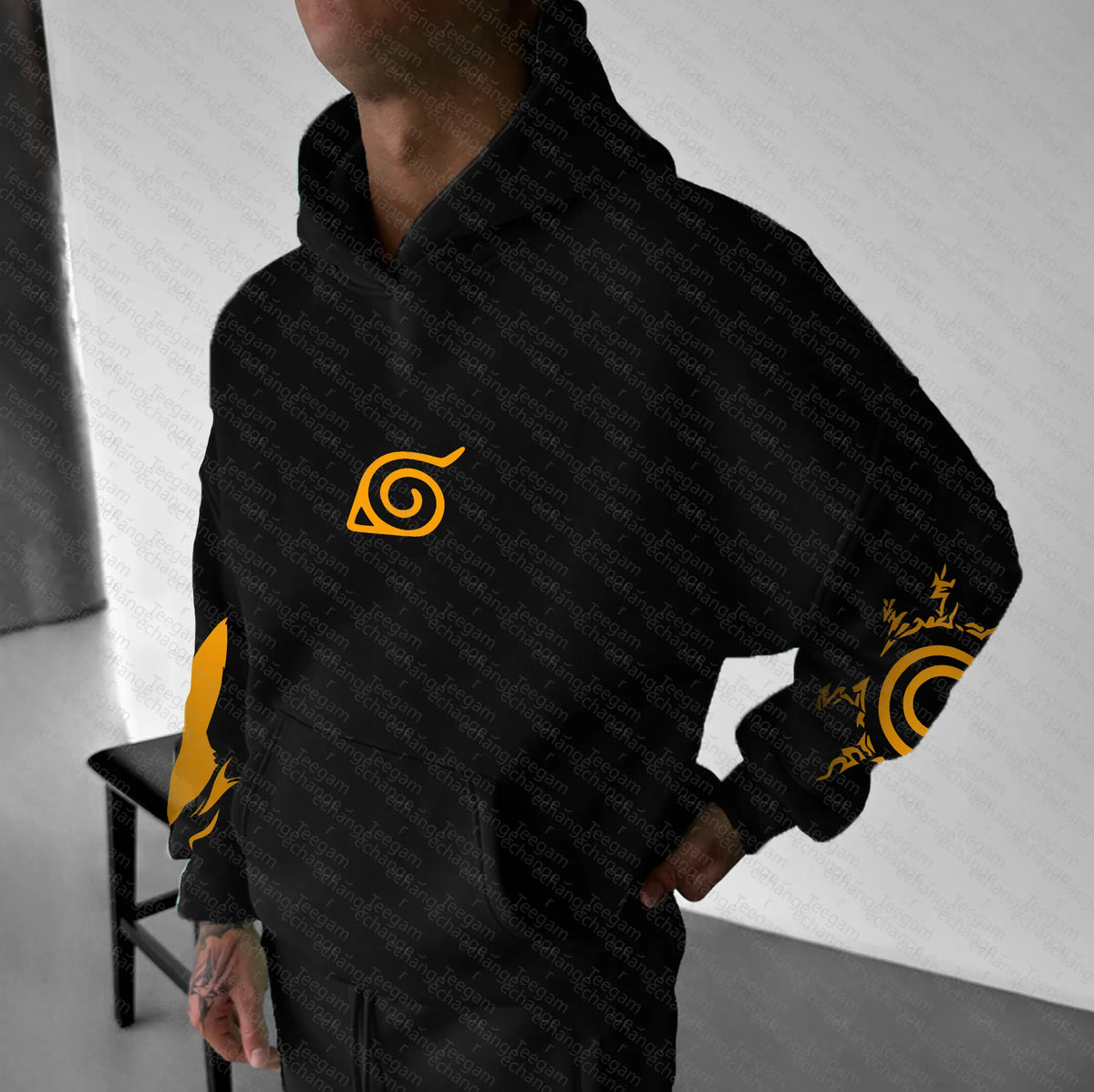 Unisex Naruto Anime Graphic Streetwear Hoodie