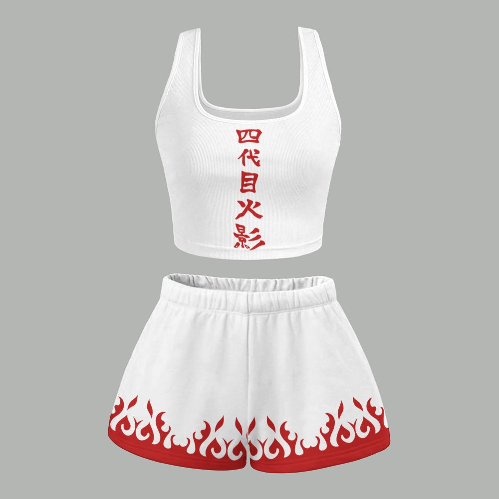 NARUTO Vest and shorts set | Anime Graphic