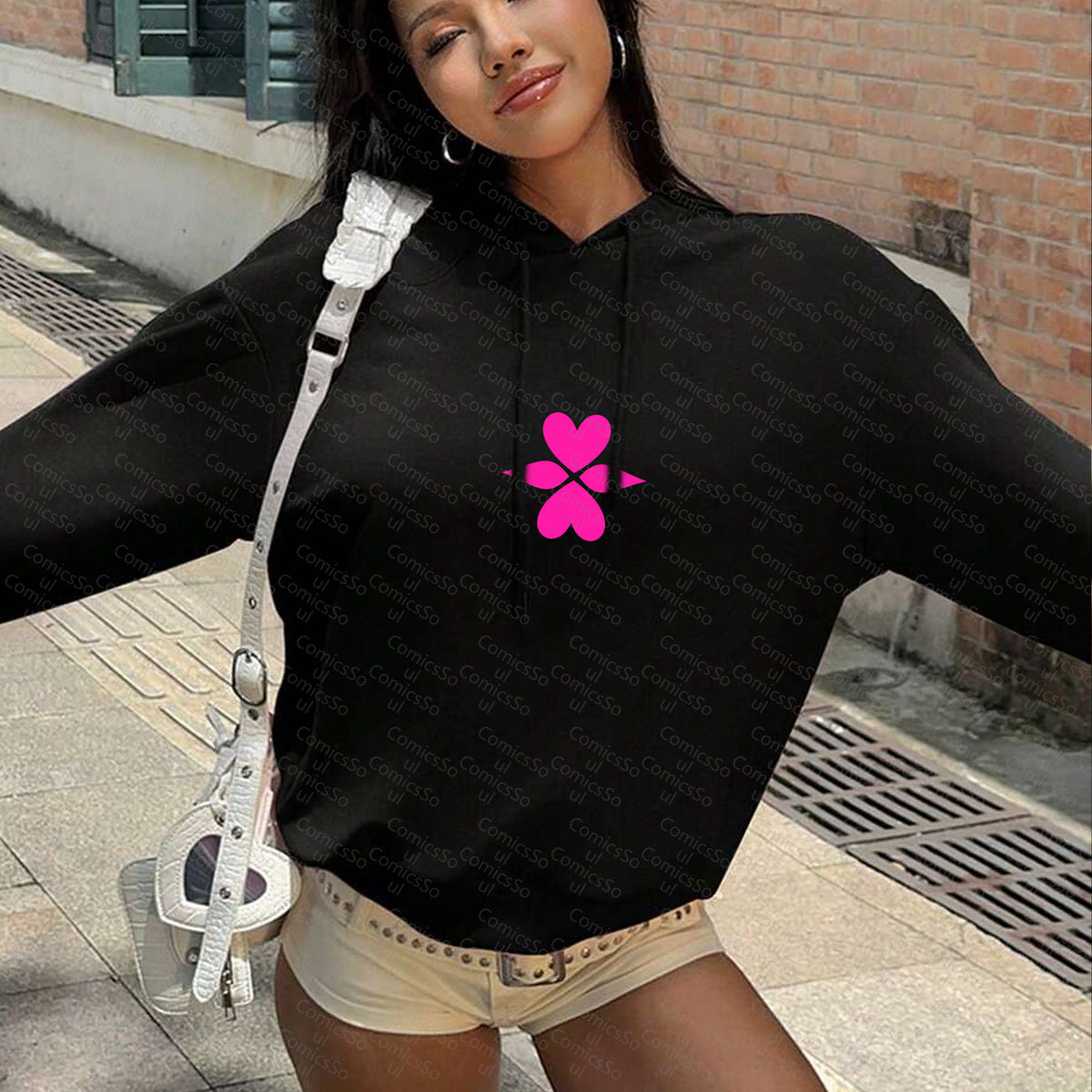 "Comicssoul" Anime Inspired Vintage Hoodie