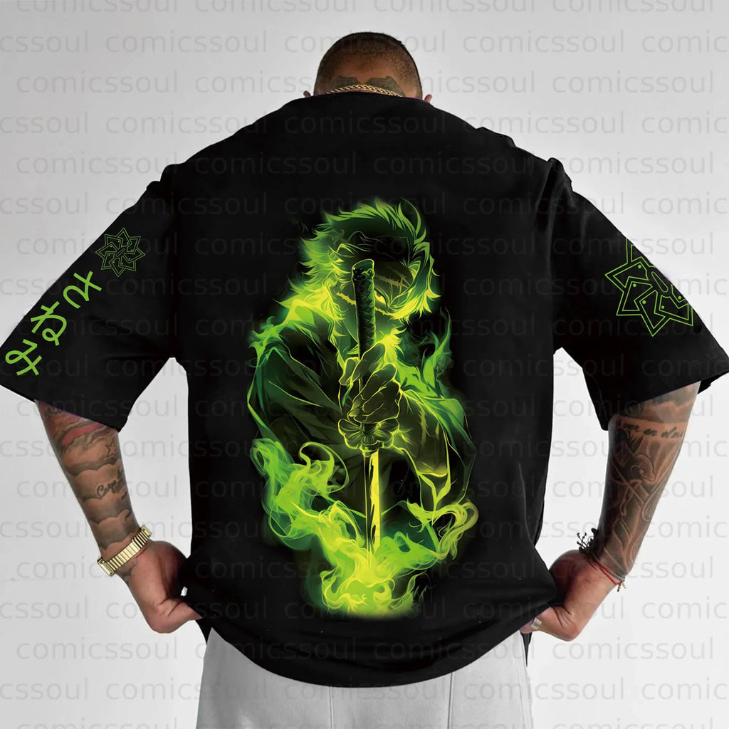Unisex Anime Inspired Vintage T-Shirt | Comicssoul