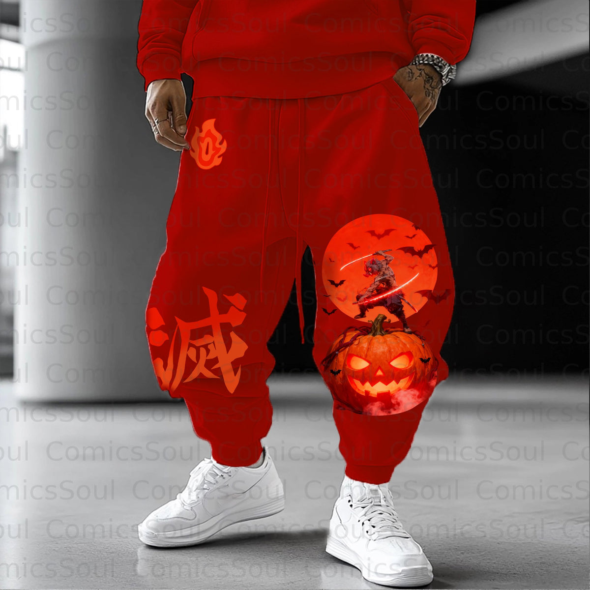 Unisex Halloween Anime Inspired Vintage Pants
