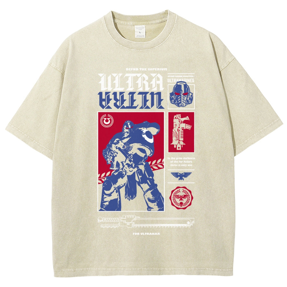 Unisex Fit Washed T-Shirt 丨WH40K
