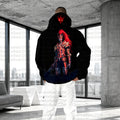 Unisex Anime Graphic Streetwear Wintage Plush Hoodie