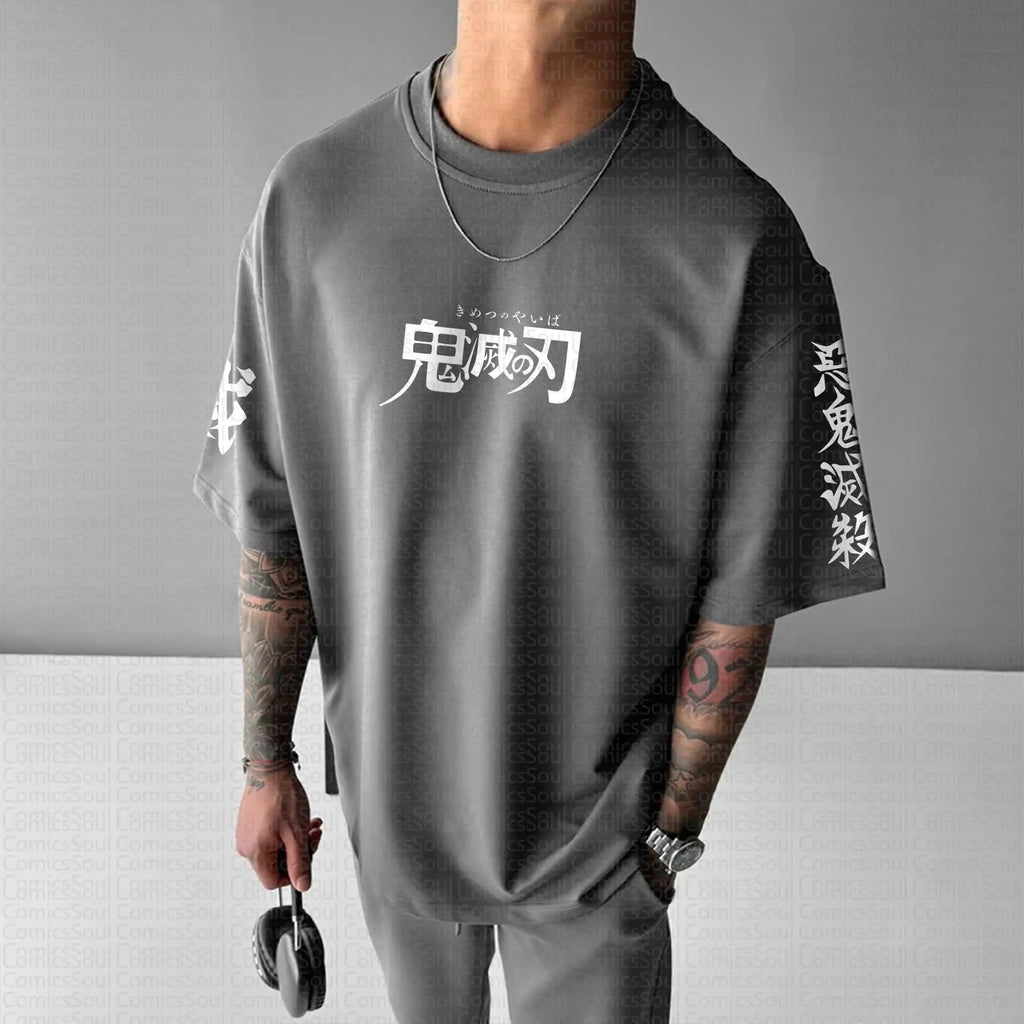 Unisex Anime Inspired Vintage T-Shirt丨Comicssoul X Comicssoul
