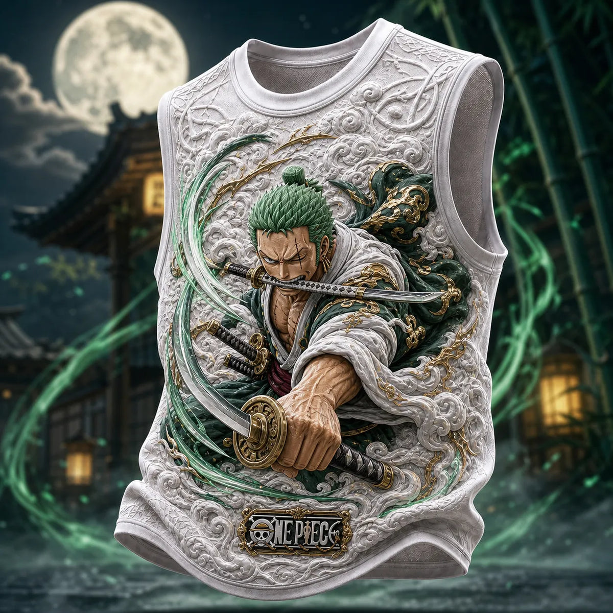 Pirate Crew Graphic Crew-Neck Tank Top
