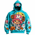 Halloween Anime-Print Hoodie