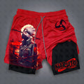 Unisex Naruto Anime Graphic Streetwear Shorts