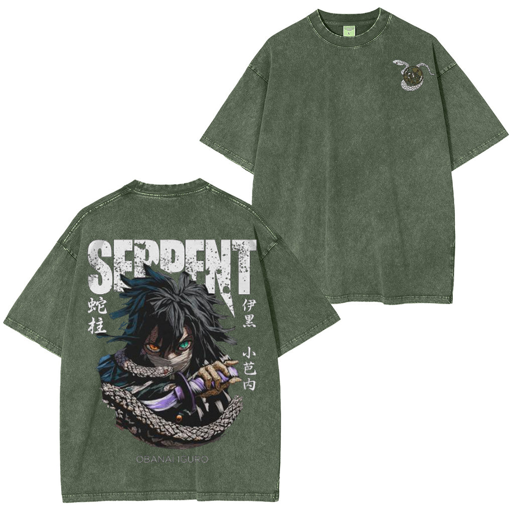 Anime Iguro Obanai anime Vintage Tee| KNY