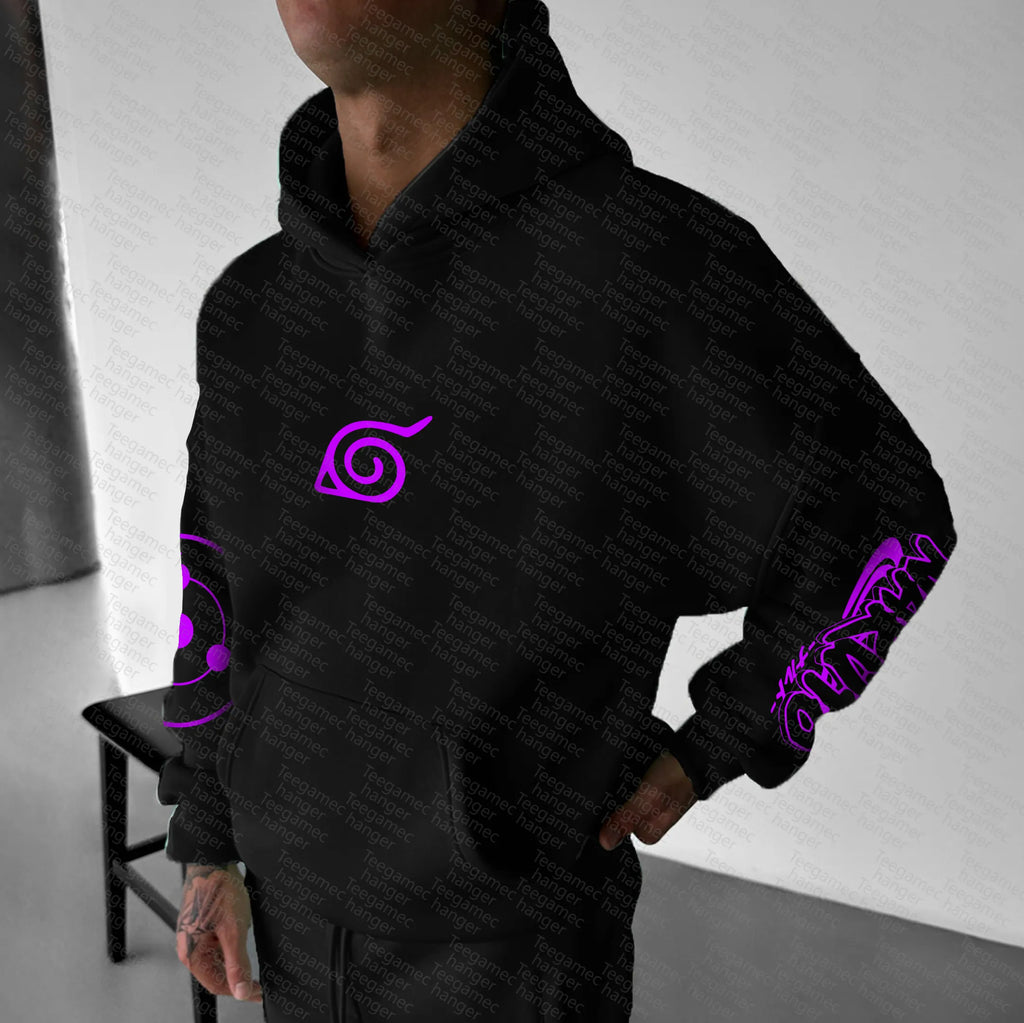 Unisex Naruto Anime Graphic Streetwear Hoodie