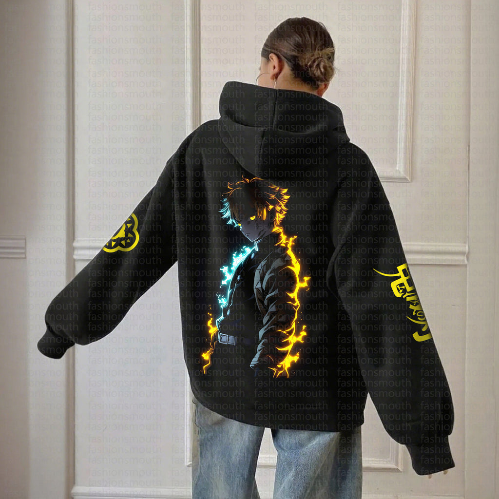 " Comicssoul " Anime Inspired Vintage Hoodie