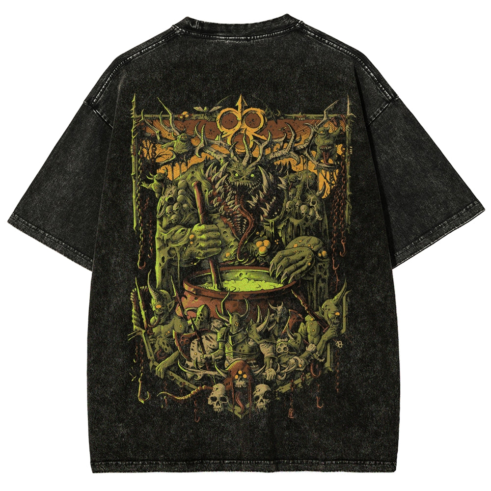Unisex Fit Washed T-Shirt 2508016342丨WH40K