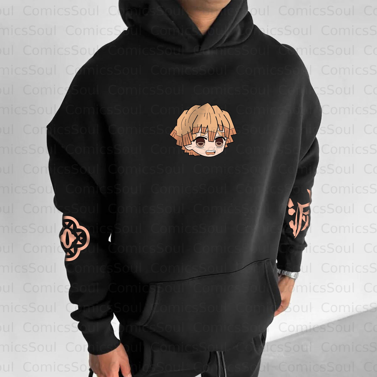 Unisex Halloween Anime Graphic Streetwear Vintage Hoodie