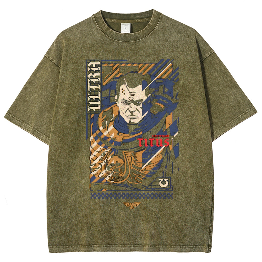 Unisex Fit Washed T-Shirt 丨WH40K