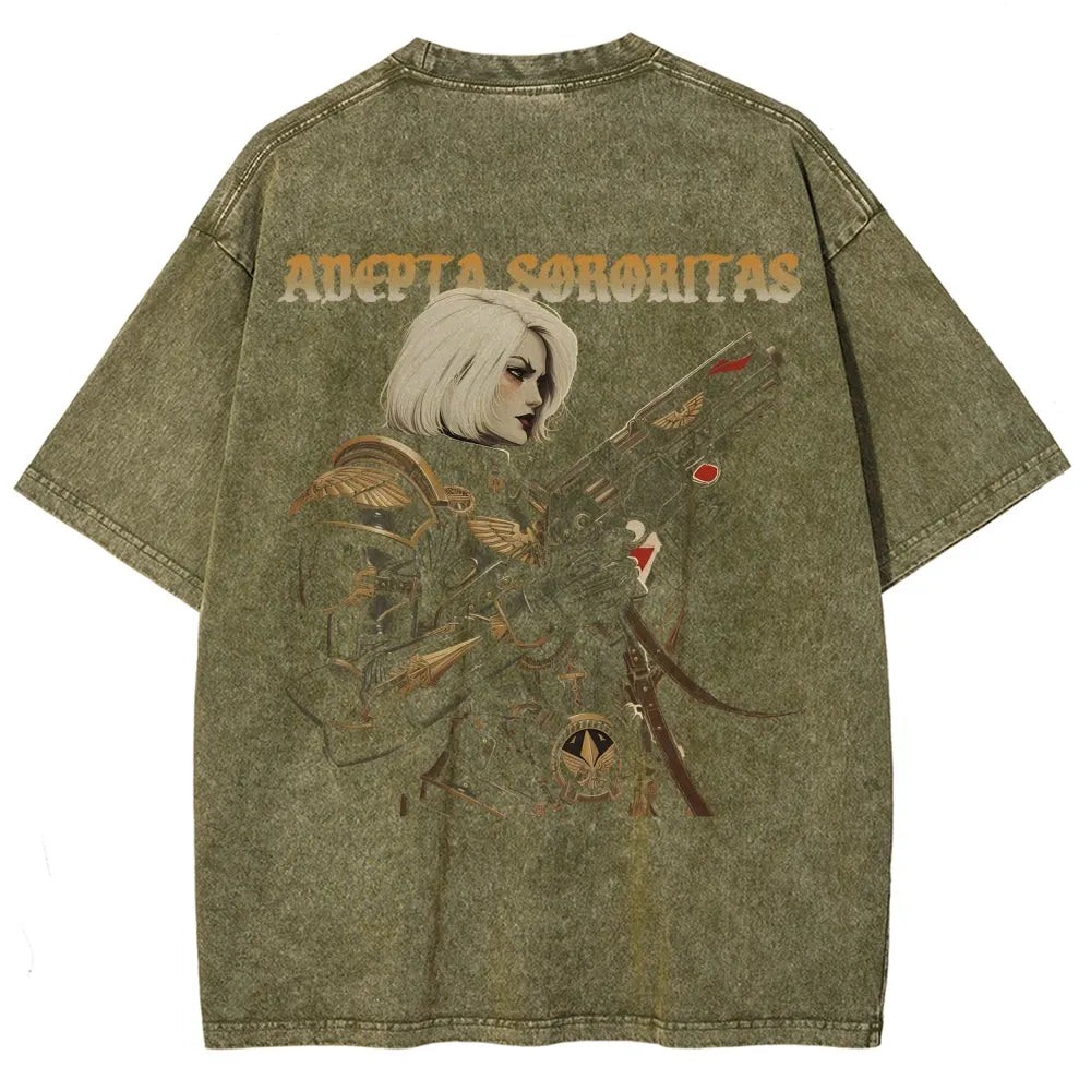 Unisex Fit Washed T-Shirt 丨WH40K