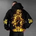 Unisex Anime Graphic Streetwear Vintage Plush Hoodie| KNY