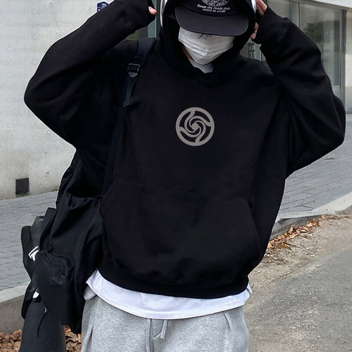 Unisex Anime Inspired Vintage Plush Hoodie