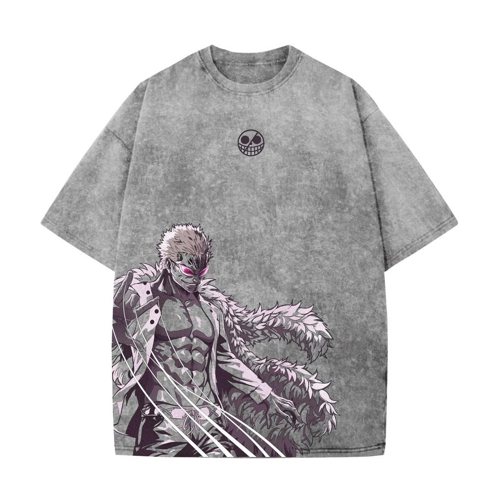 0P-Unisex Anime Inspired Vintage T-Shirt