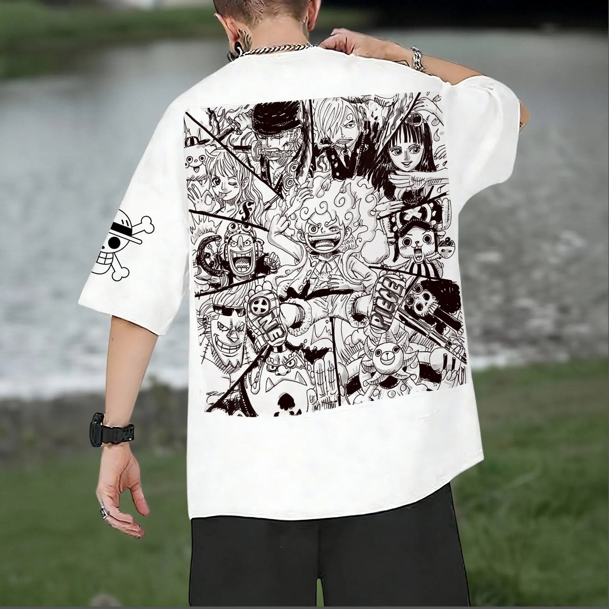 OP-Unisex Anime Inspired Vintage T-Shirt