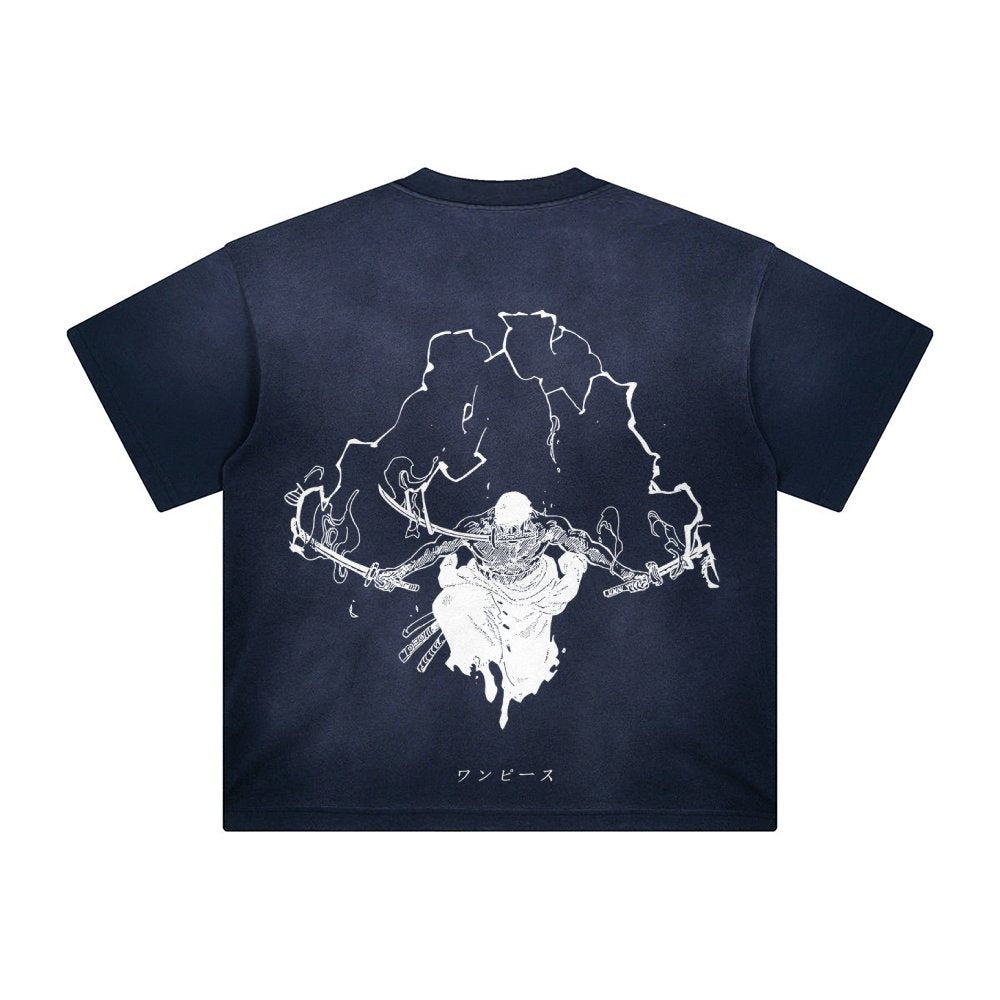 OP-Vintage Washed Tee  Zoro