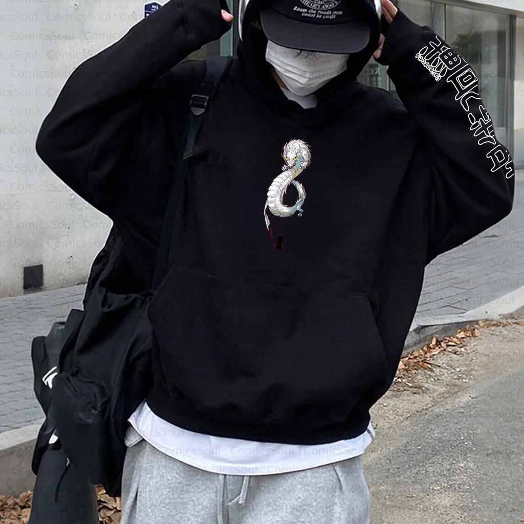 Unisex Anime Inspired Vintage Plush Hoodie