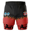 0P-Portgas D. Ace V2   2-in-1 Performance Shorts