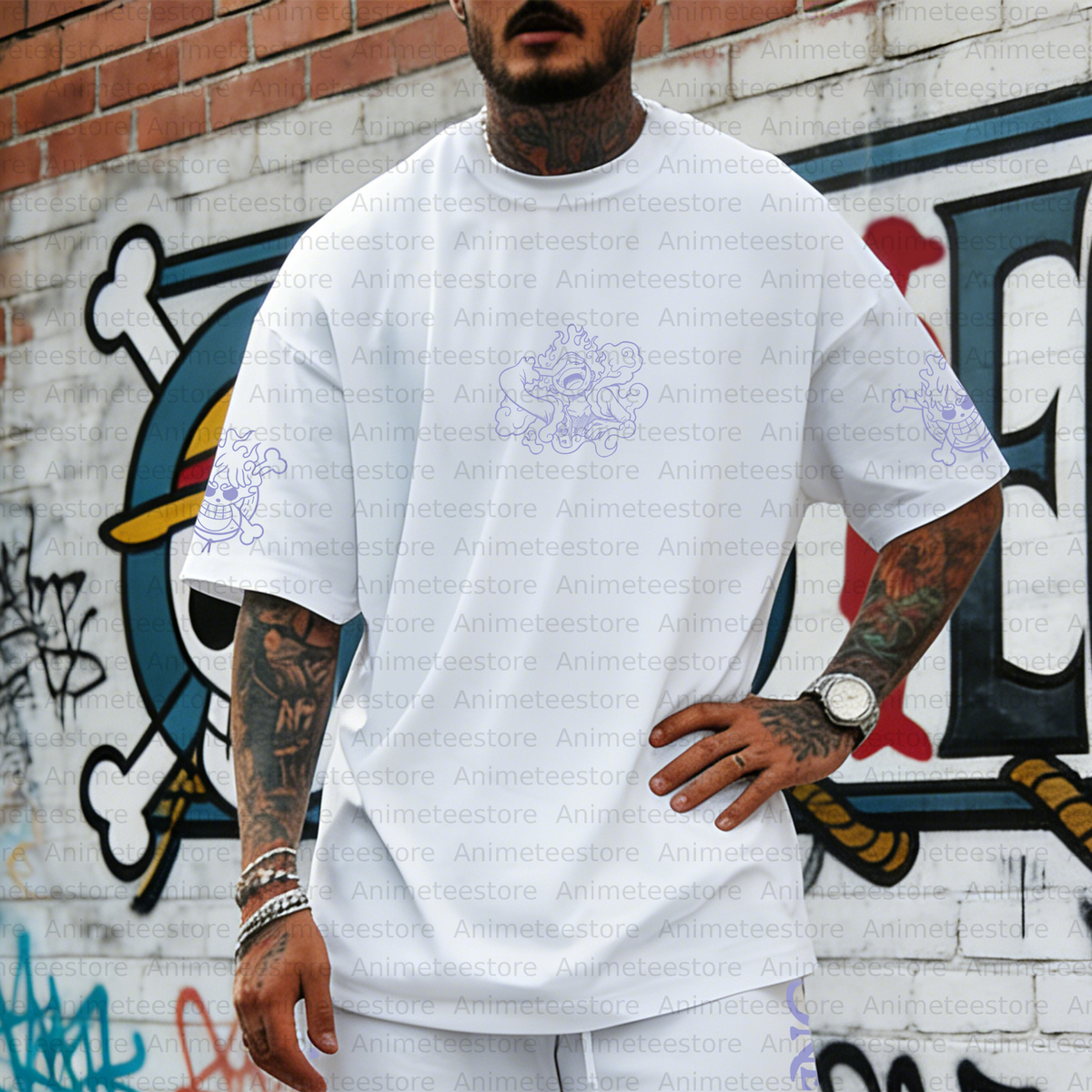 Unisex Anime Inspired Vintage T-Shirt