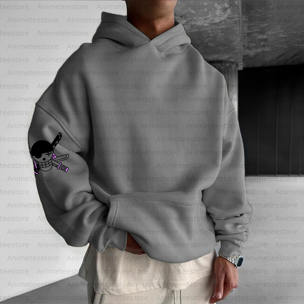 OP-Unisex   Anime Print  Casual Oversized Hoodie