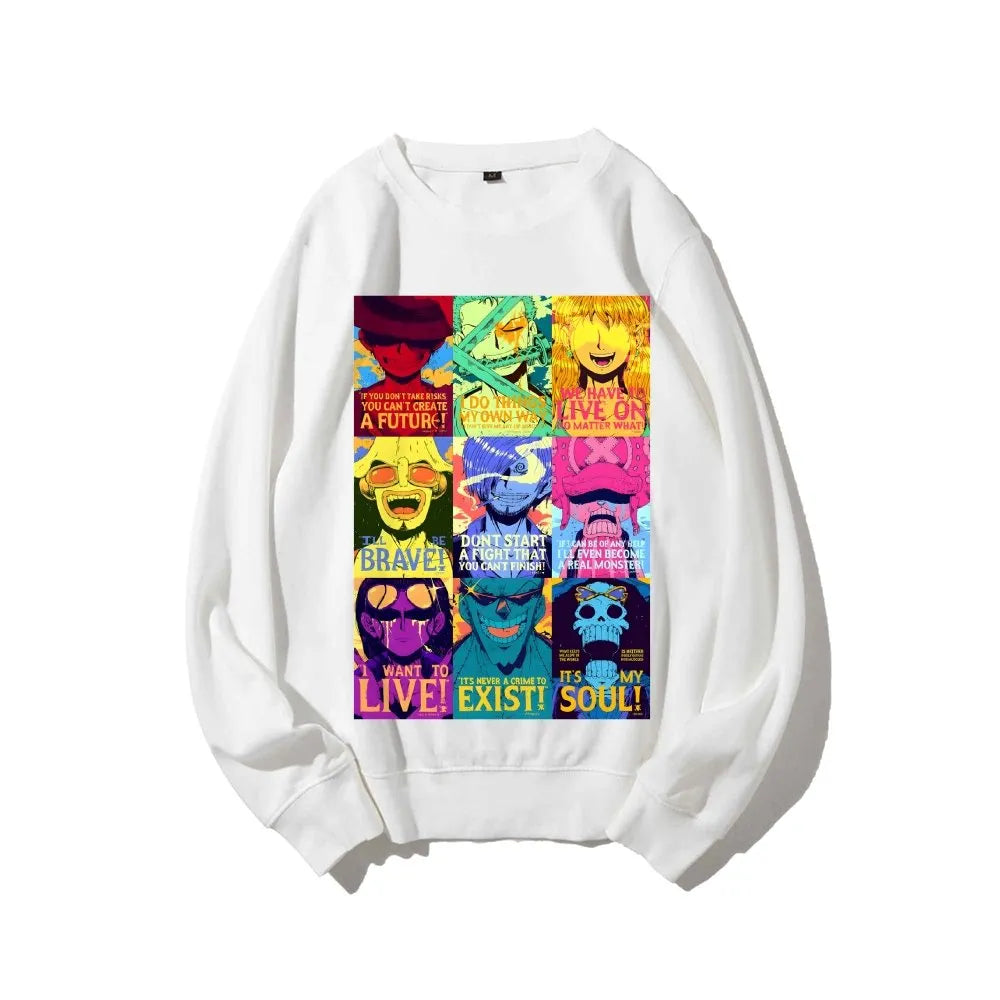 OP-Luffy Oversized Sweatshirt