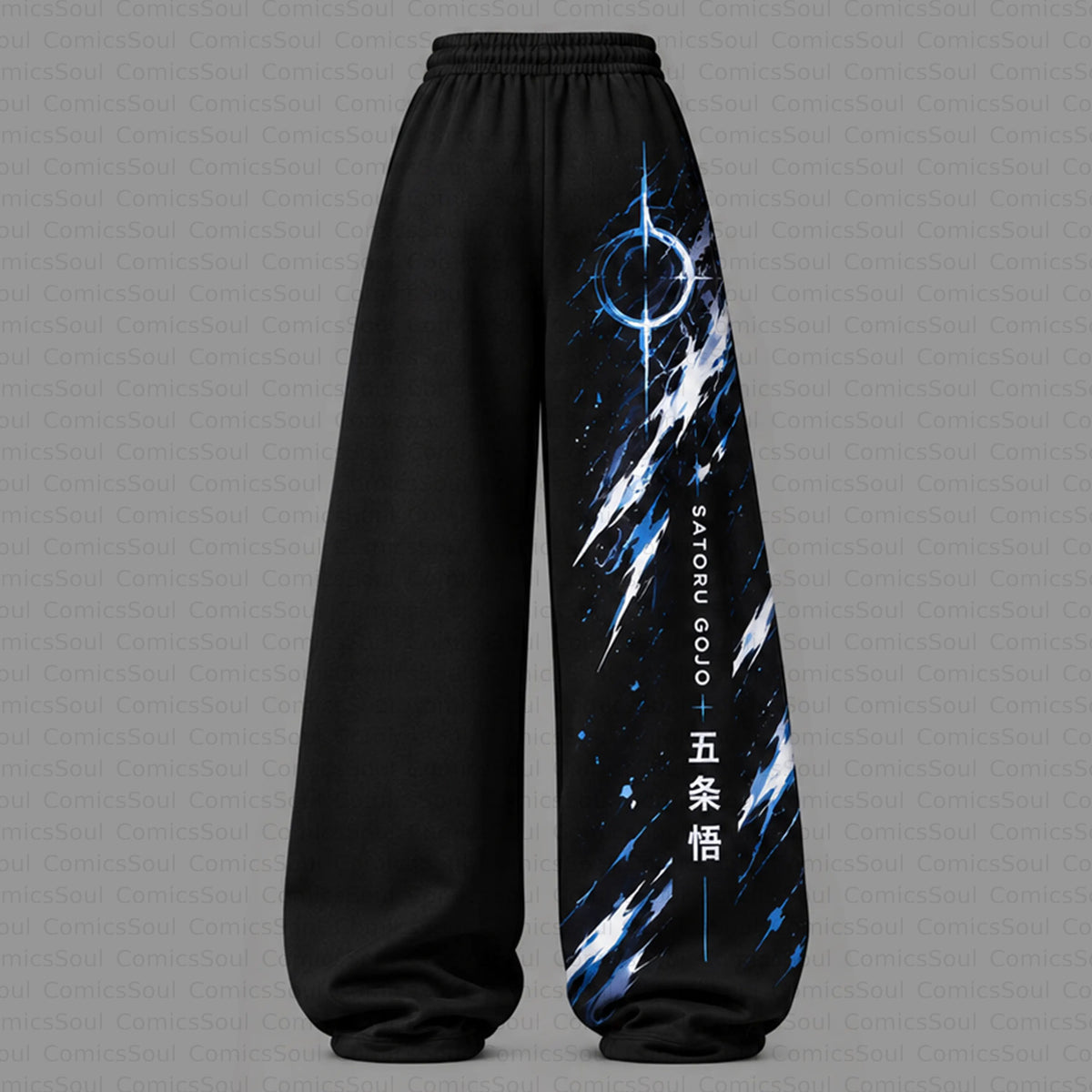 Jujutsu Kaisen Cropped Long Sleeve Hoodie & High Waist Jogger Pants Two Piece
