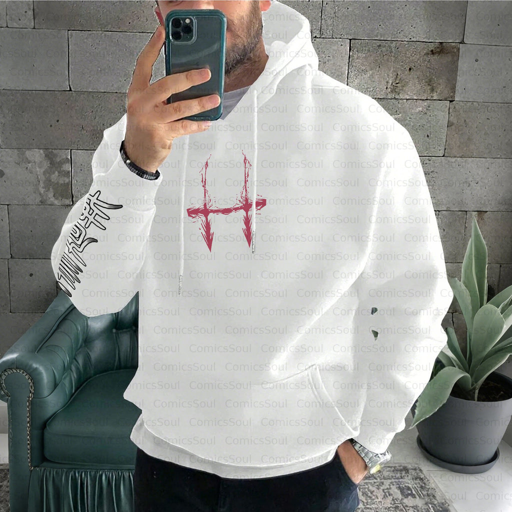 Unisex Anime Inspired Vintage Plush Hoodie