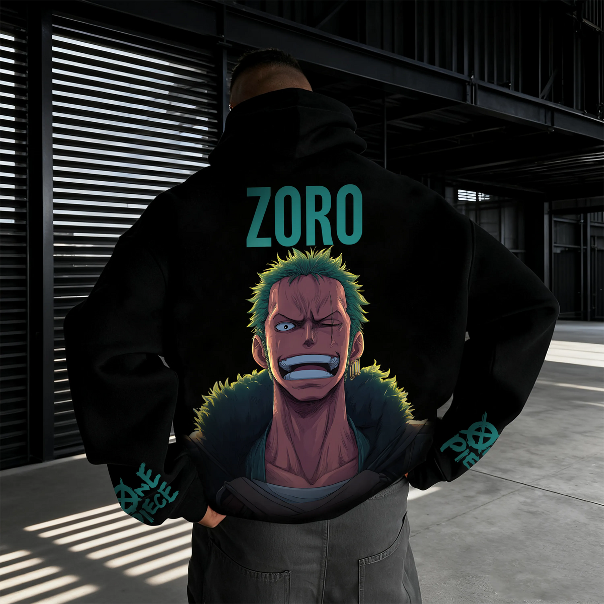 OP-Unisex Anime Inspired Vintage Plush Hoodie