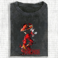 OP-Unisex Anime Inspired Vintage Washed T-Shirt