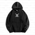 OP-Washed Luffy Vintage Hoodie
