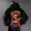 0P-Unisex Anime Graphic Streetwear Vintage Plush Hoodie