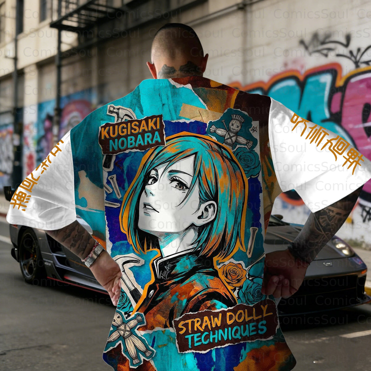 Unisex Anime Inspired Vintage T-Shirt