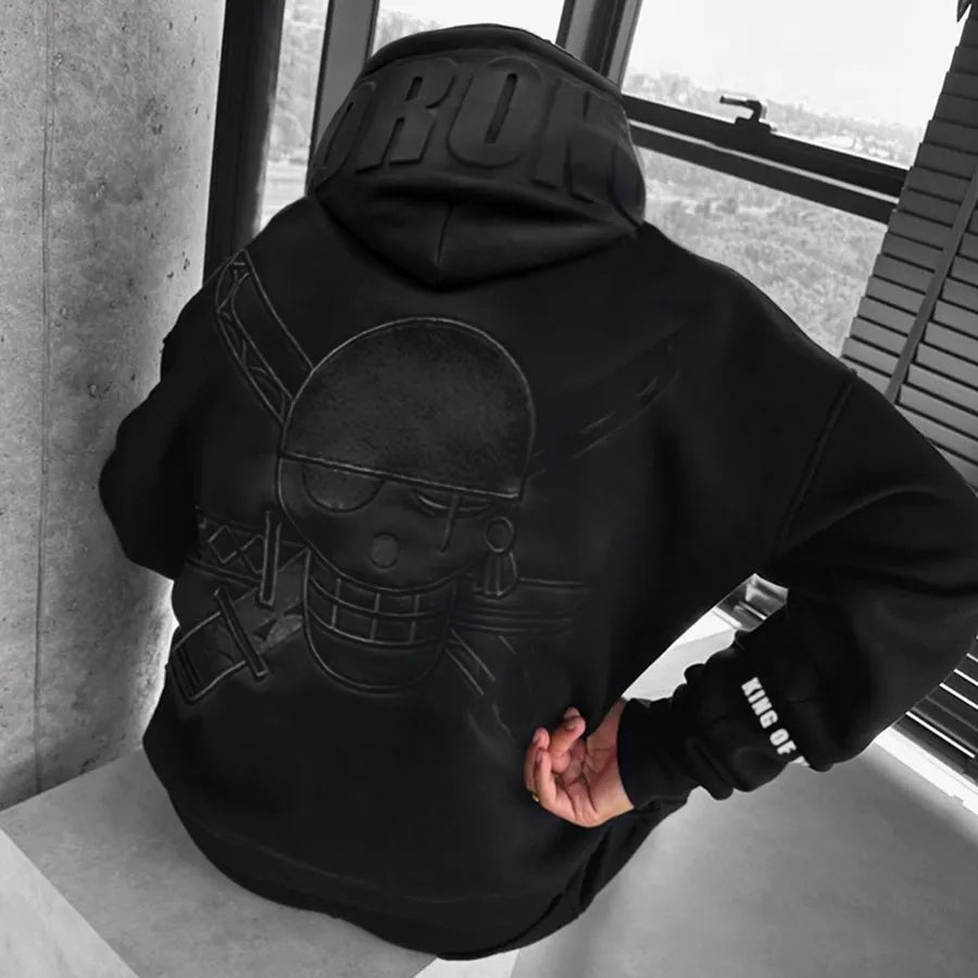 OP-Oversize Print Hoodie