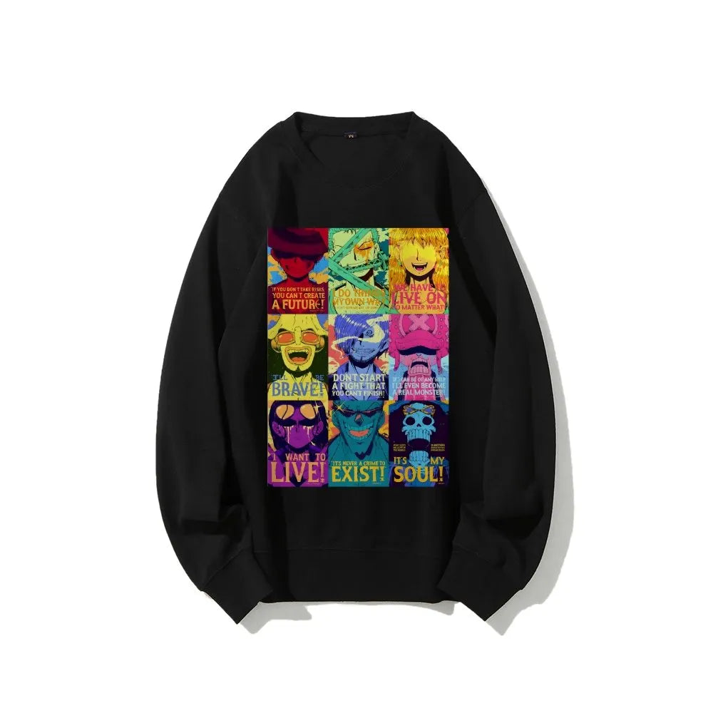 OP-Luffy Oversized Sweatshirt