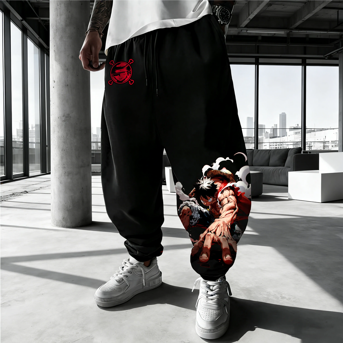 OP-Unisex Casual Anime Streetwear Pant